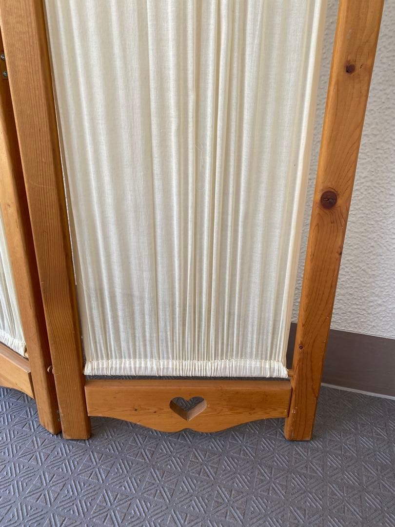 カントリー家具 2連パーテーション 間仕切り カントリー雑貨 インテリア 目隠し