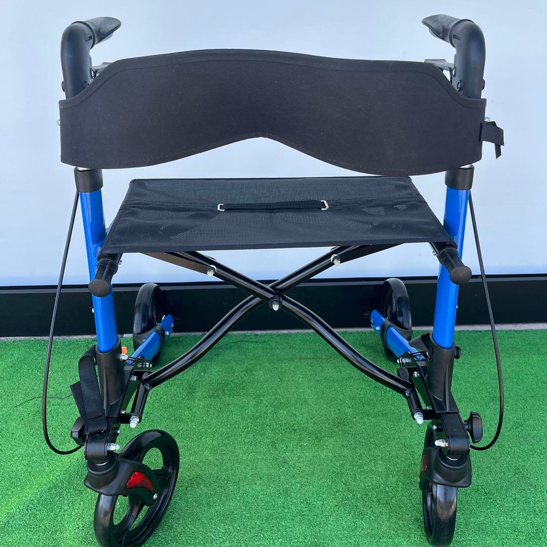 シルバーカー コンパクト ブレーキ付き折り畳み車椅子