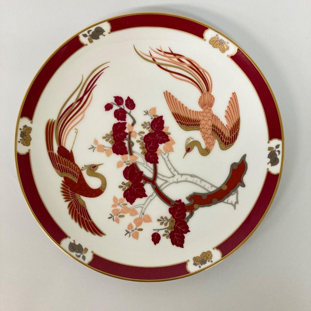 【新品】大倉陶園 オオクラトウエン「比翼連理」限定版飾皿【K1166】