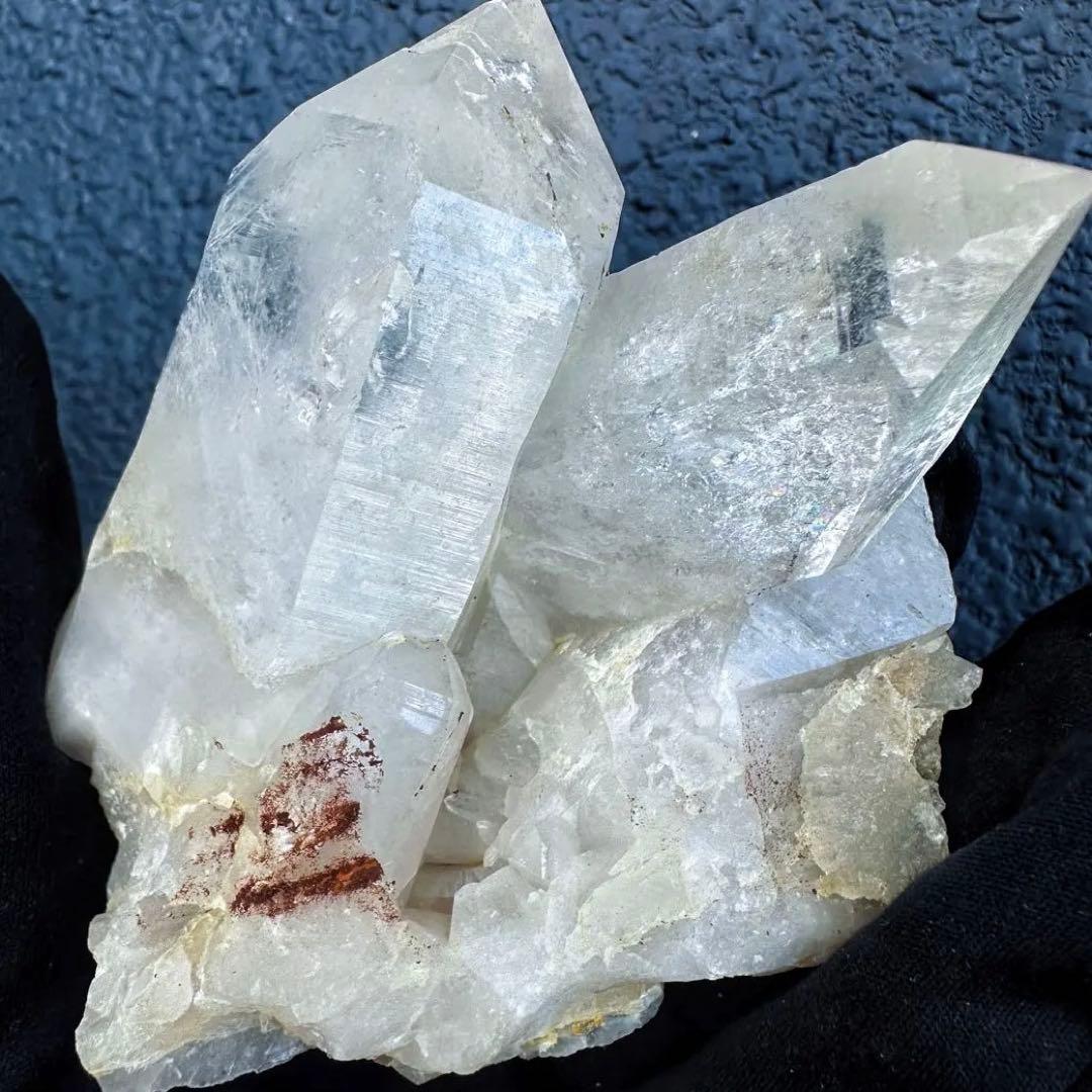 希少❗️高品質❗️マニカラン産レインボーヒマラヤ水晶クラスター超強いパワーA1406