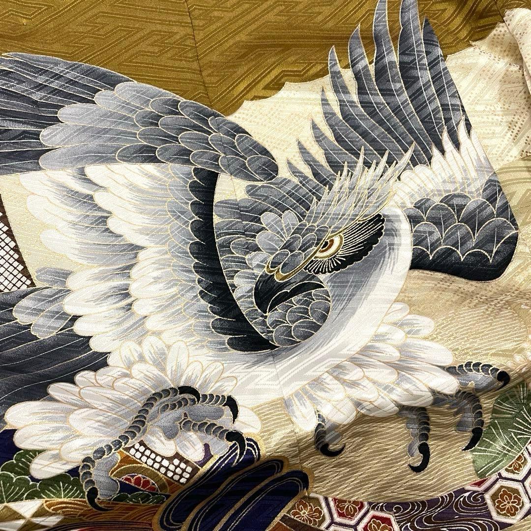 七五三 羽織セット 男の子 羽織 着物 長襦袢 半衿付き 5歳 No.126