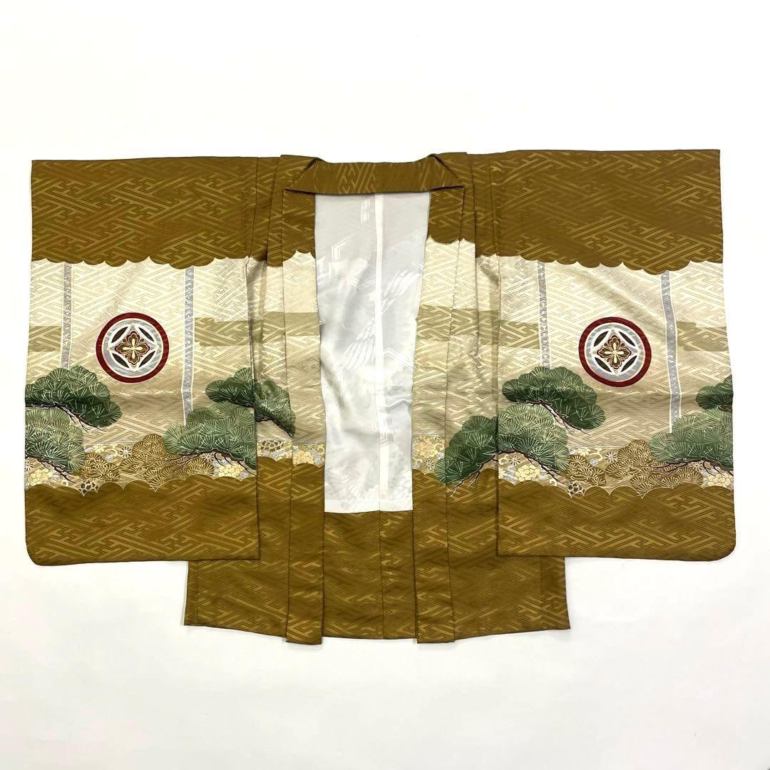 七五三 羽織セット 男の子 羽織 着物 長襦袢 半衿付き 5歳 No.126