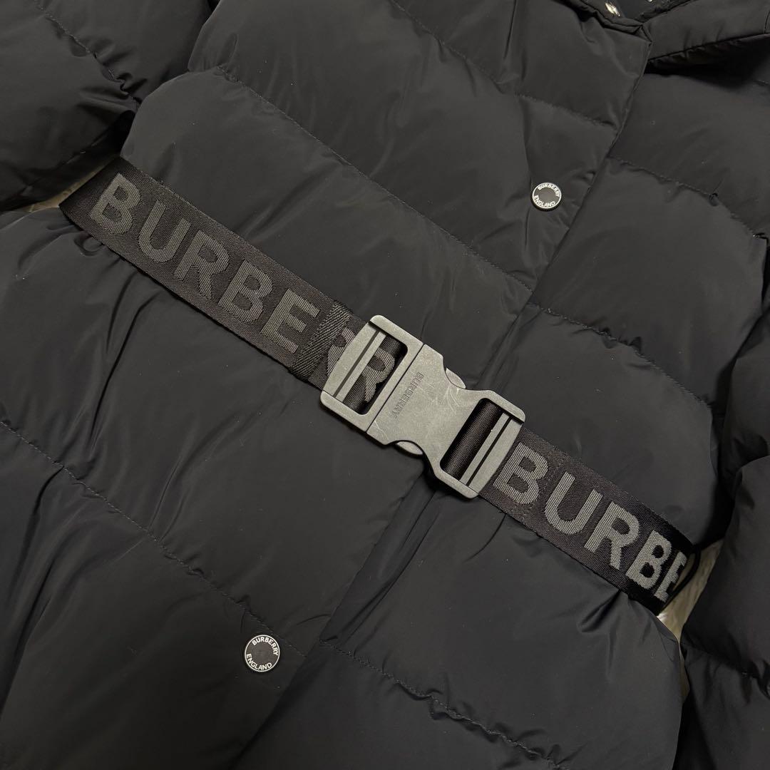 現行　BURBERRY LONDON ENGLAND ダウンコート　ベルト付