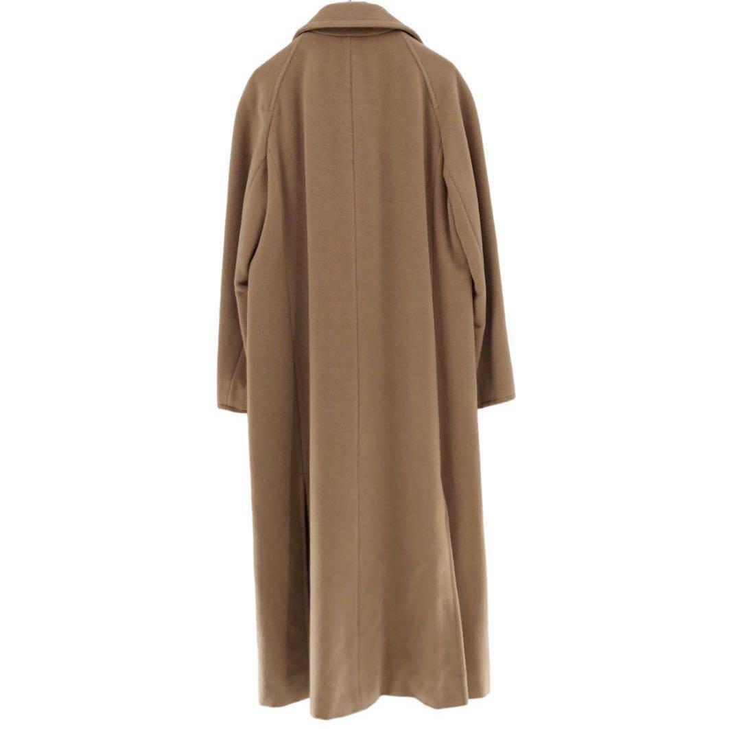 マックスマーラ ステンカラーコート チェスターコート アセテート キャメル