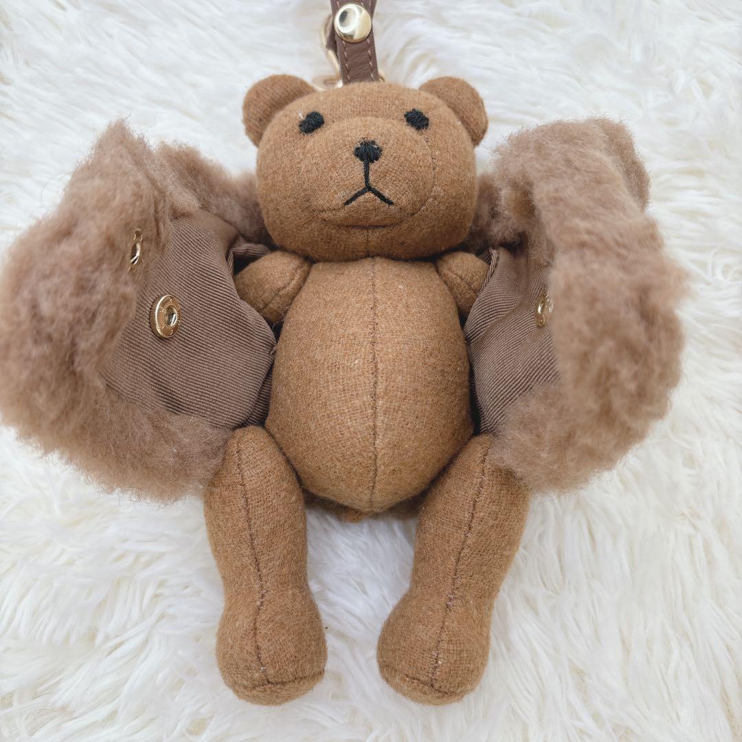 Max Mara マックスマーラ テディベア バッグチャーム くま ブラウン 茶