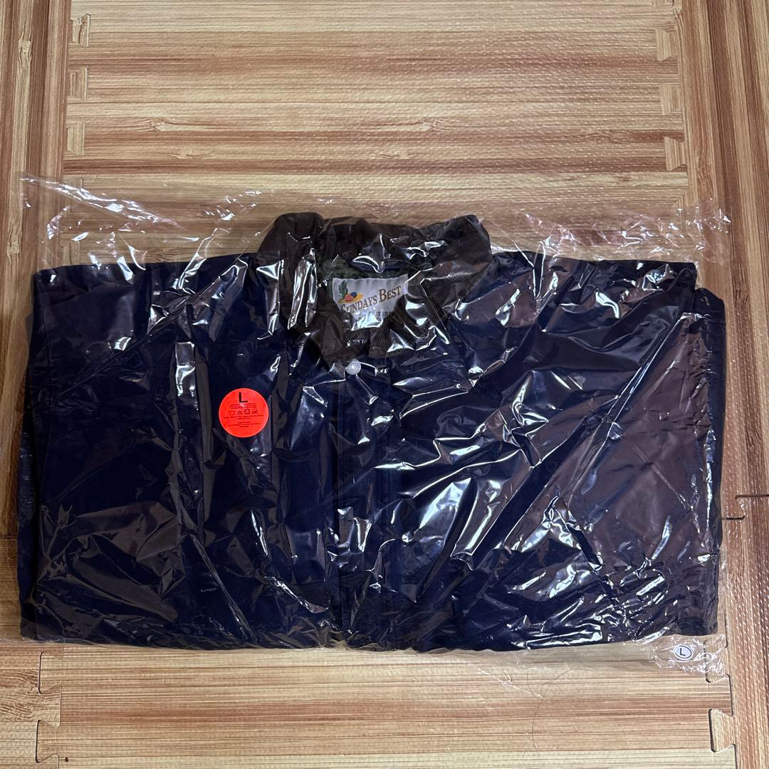 サンデイズ ベスト WORK JACKET/NAVY 新品未使用　L