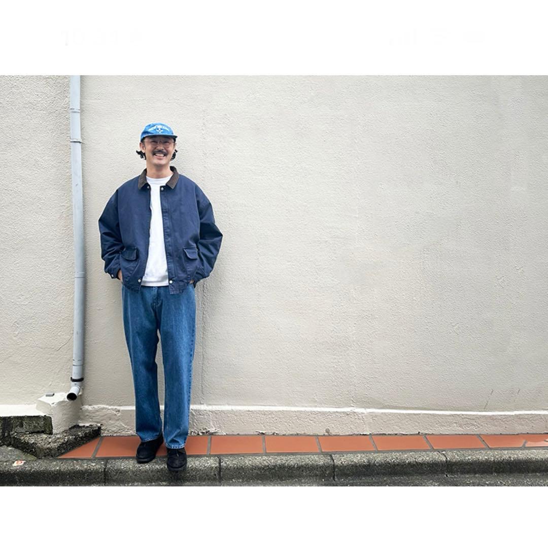 サンデイズ ベスト WORK JACKET/NAVY 新品未使用　L