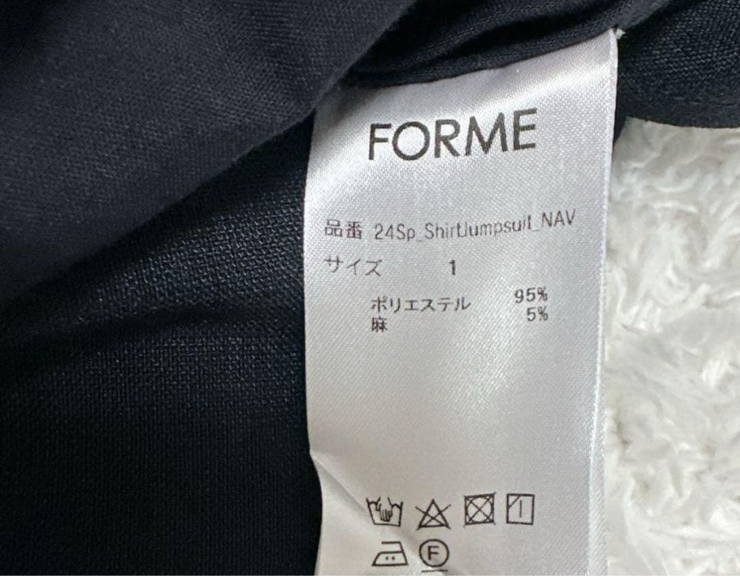 東原亜希　forme ジャンプスーツ　ネイビー　1