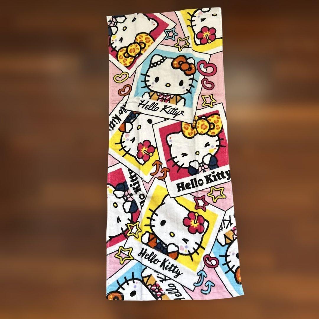 ハローキティ フェイスタオル　ギャル　制服　しまむら　1枚