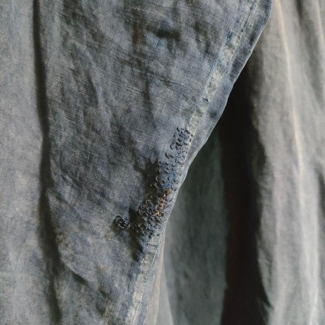 ジャケット・アウター 1910s biaude full open indigo linen