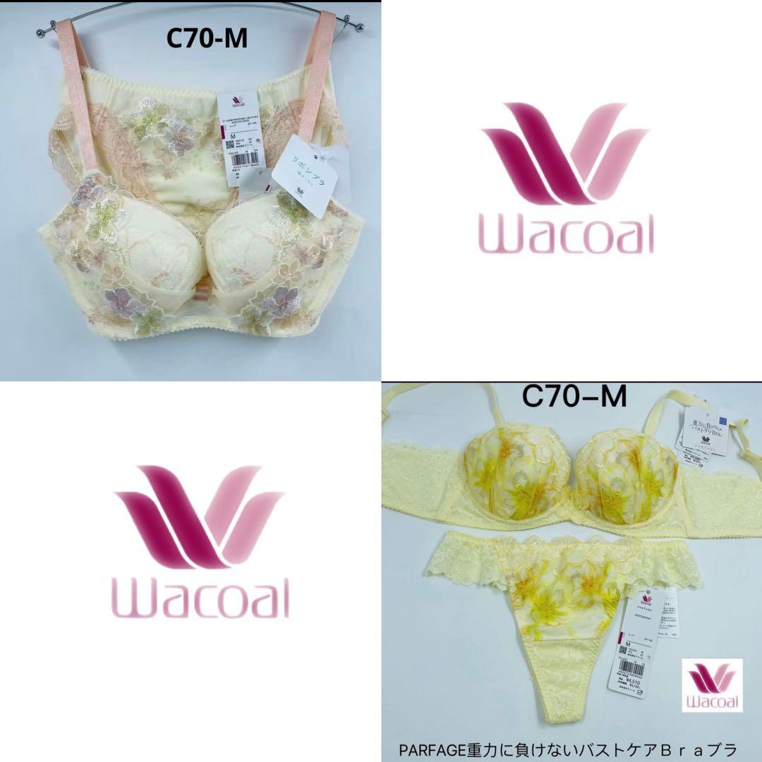 PARFAGE重力に負けないバストケアＢｒａブラジャーショーツC70M