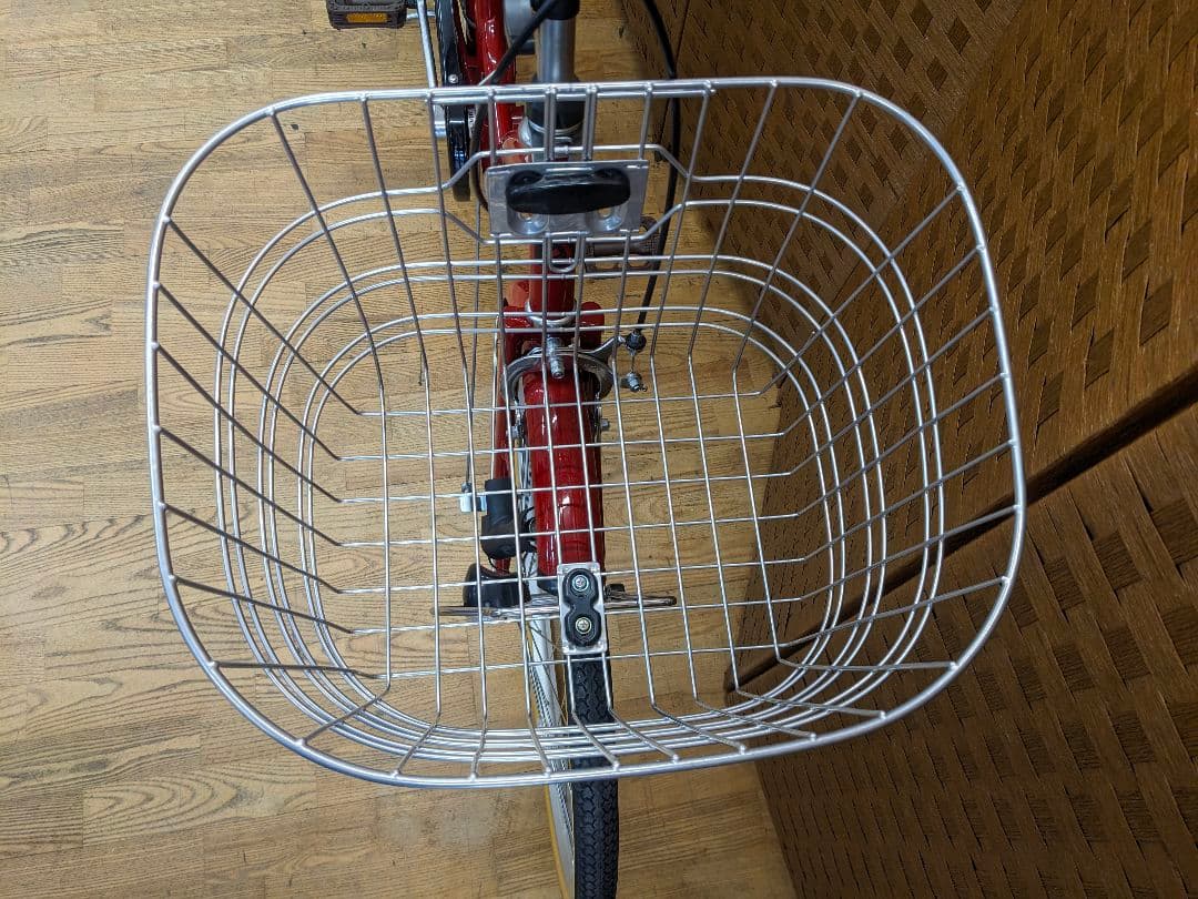 U081 美品　普通自転車　24インチ　レッド