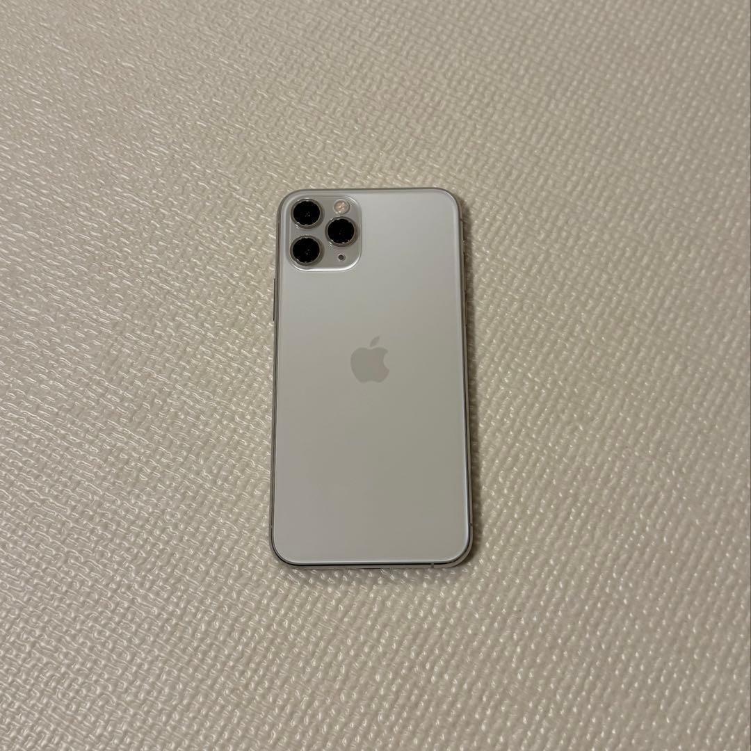 【美品】iPhone11pro シルバー265GB バッテリー89%