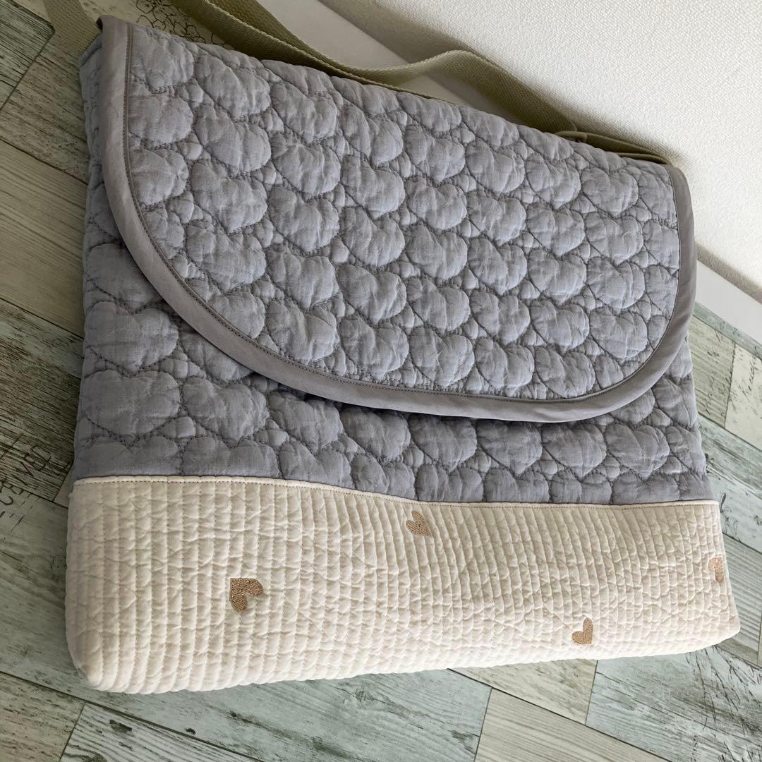 ak♡ページ 図書袋　絵本袋ショルダー　ハンドメイド