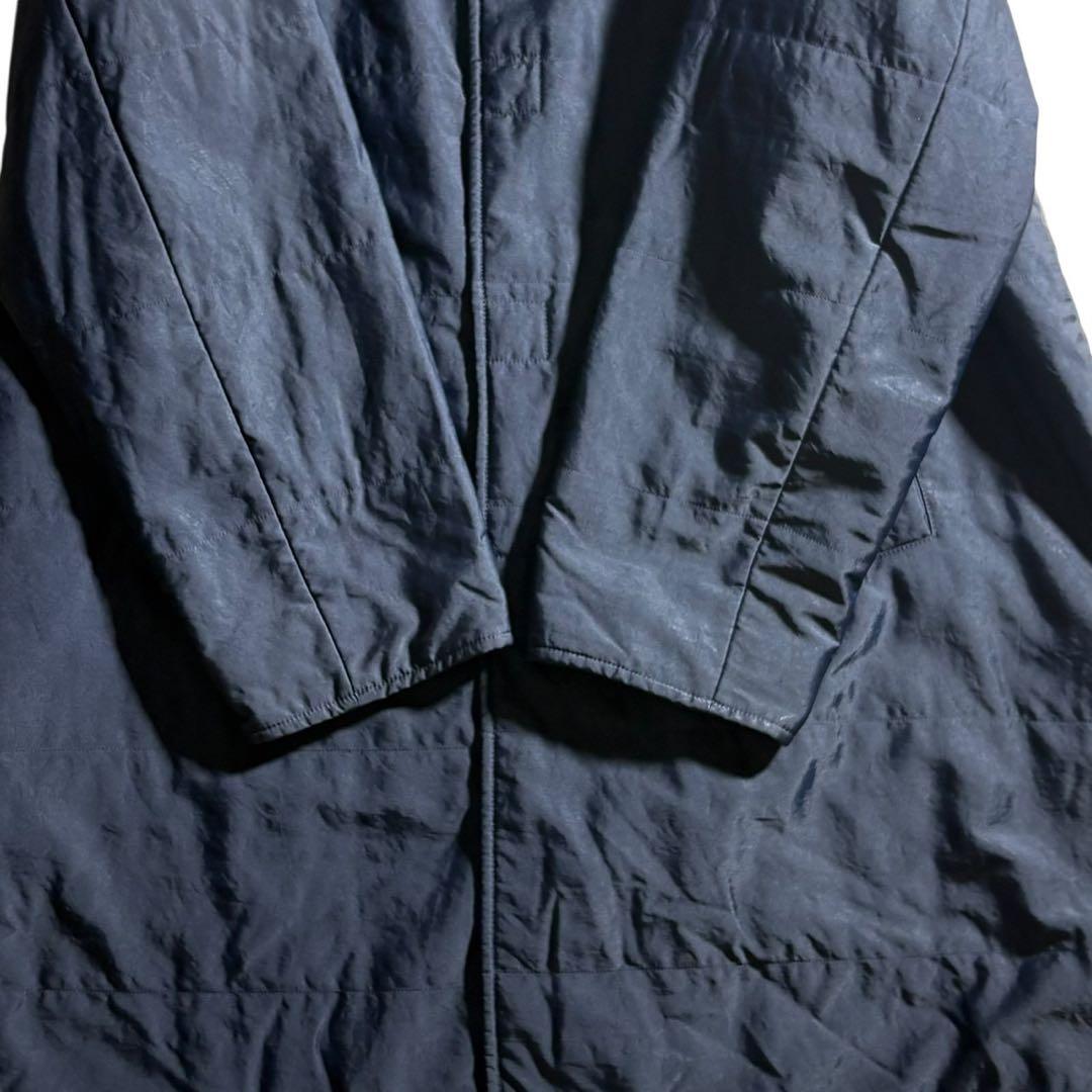 美品/希少XL！ジョルジオアルマーニ メンズ チェスターコート ロングコート 黒