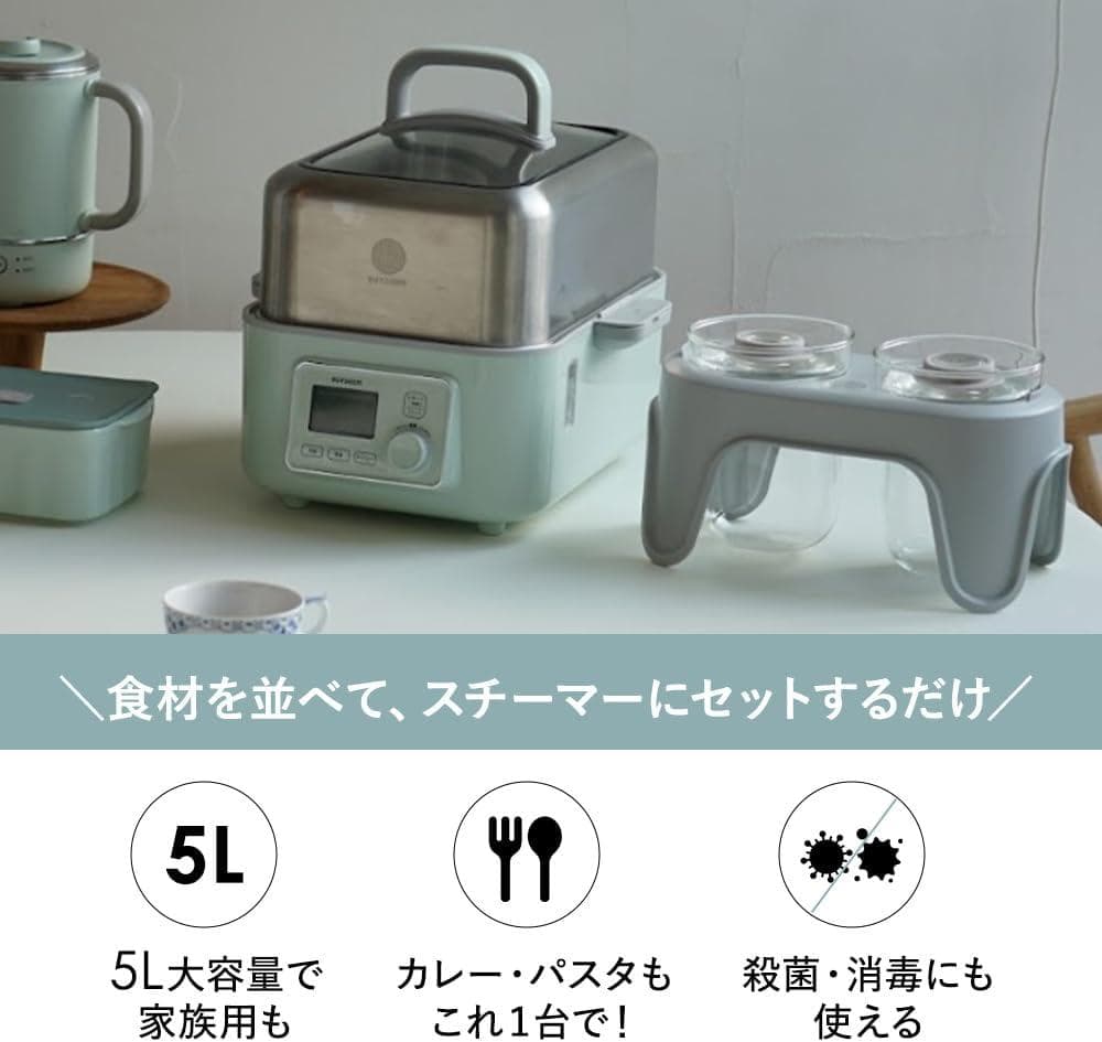 新品 BUYDEEM マルチファンクション電気スチーマー G55 JP