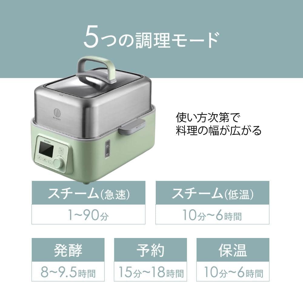 新品 BUYDEEM マルチファンクション電気スチーマー G55 JP