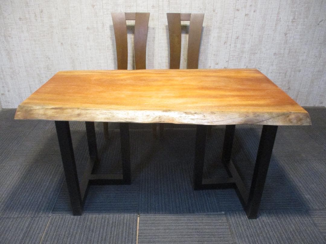 ＃1606■　マホガニー　テーブル　ローテーブル　ダイニング　座卓　一枚板