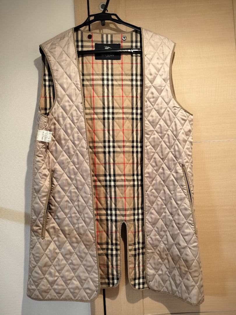 【BURBERRY】日本製トレンチコート チェック柄ライナー　ペチコート付
