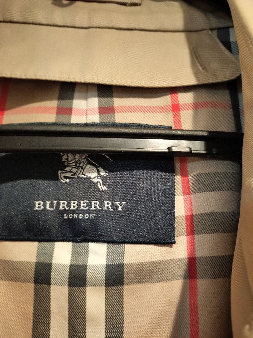 【BURBERRY】日本製トレンチコート チェック柄ライナー　ペチコート付