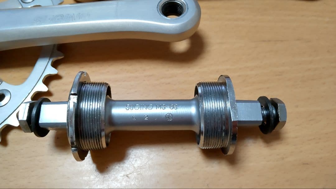 スギノ グランドマイティ 165mm SUGINO ピスト クランク NJS