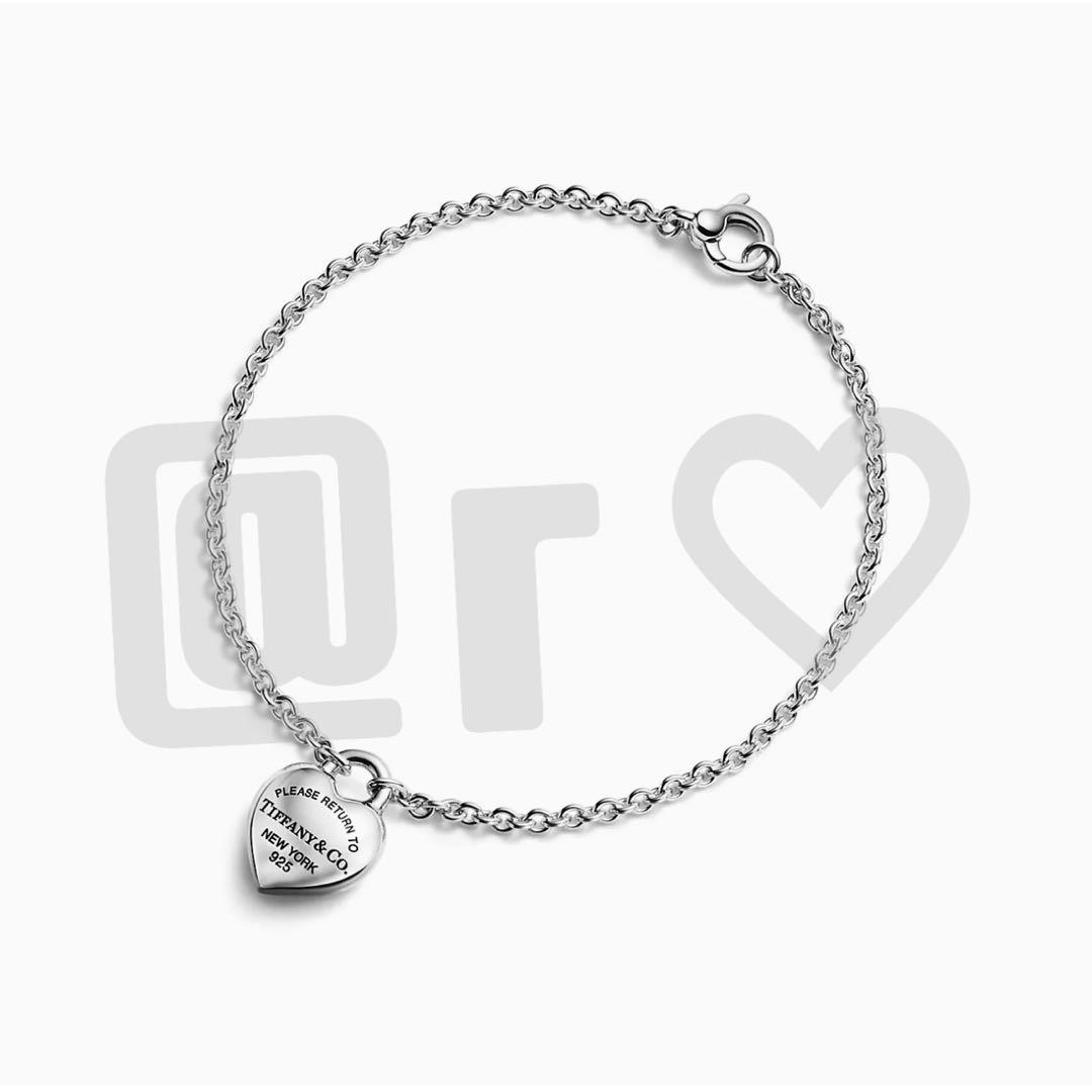Tiffany & Co. シルバー ハートブレスレット