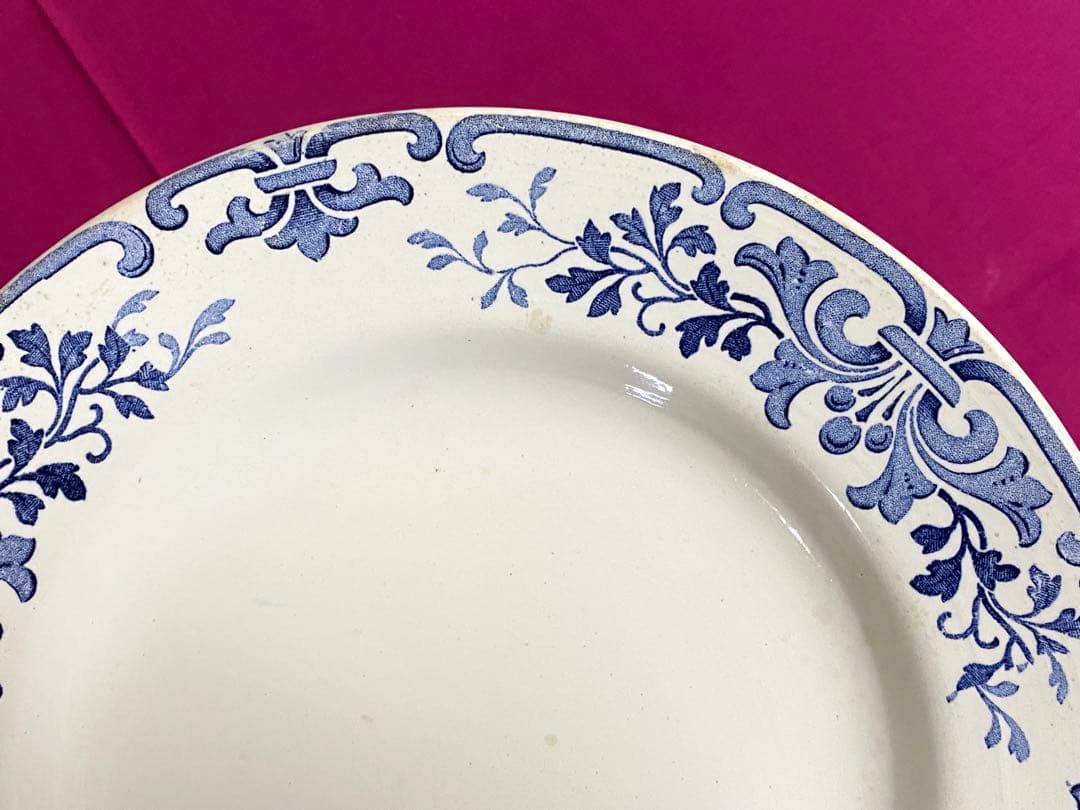 フランス LUNEVILLE « MAJUNGA »コンポート皿