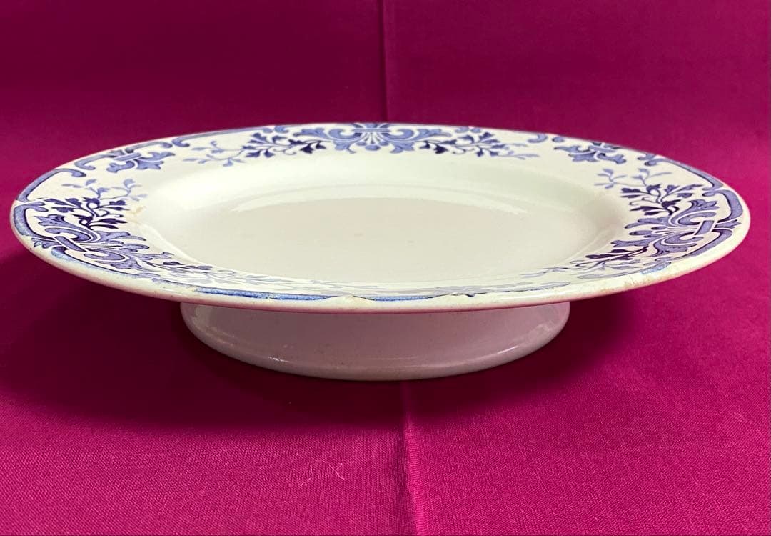 フランス LUNEVILLE « MAJUNGA »コンポート皿