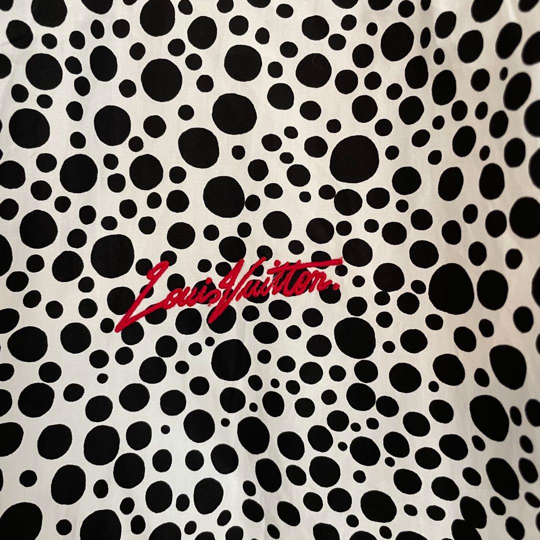 新品 LV × YK インフィニティ ドット プリンテッドジップドシャツ XS