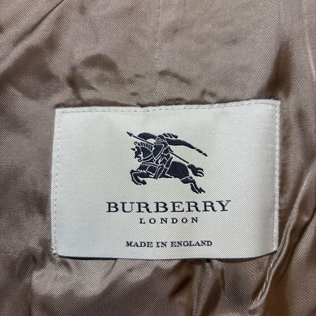【美品】 バーバリーロンドン ステンカラーコート ライナー ハニーベージュ 40