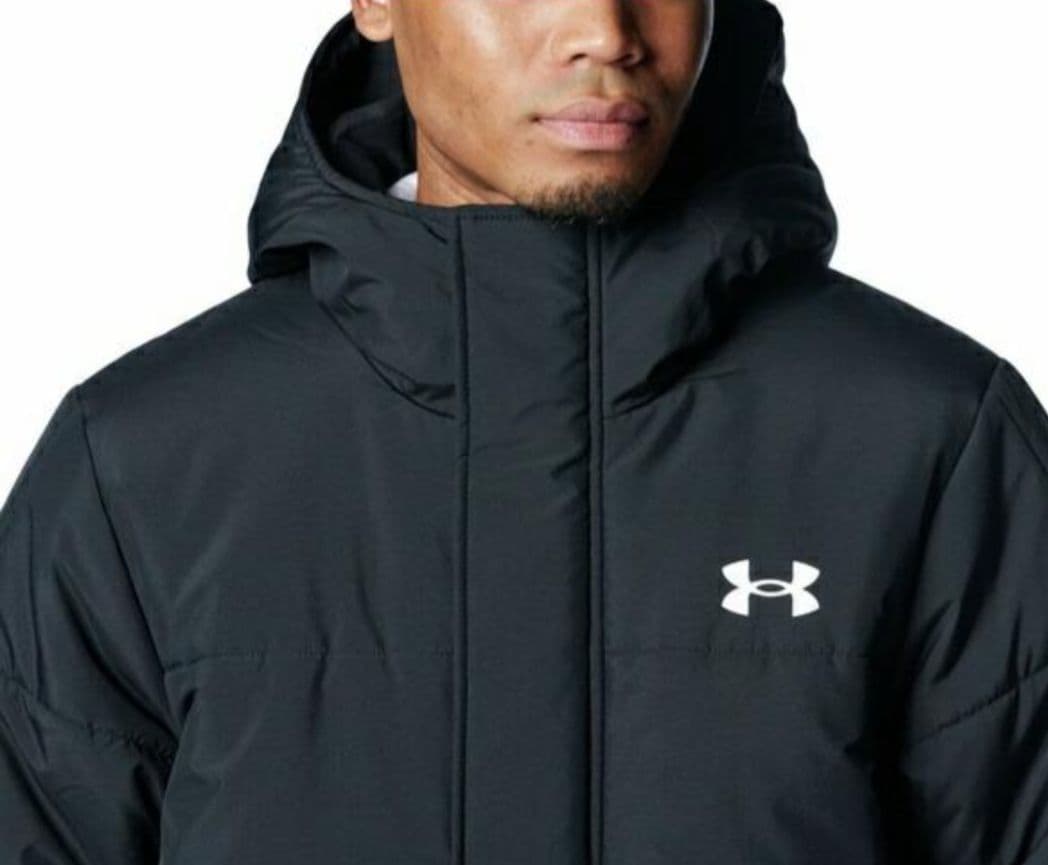 アンダーアーマー ベンチコート ロングコート 大きいサイズ 2XL ブラック 黒