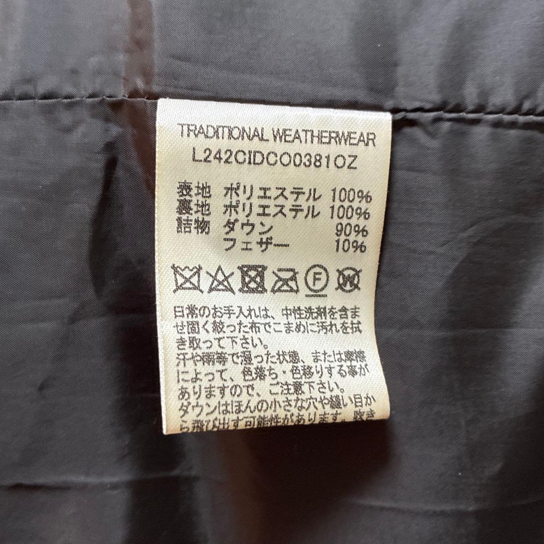 極美品 2024AWトラディショナルウェザーウェア ARKLEY DOWN PA