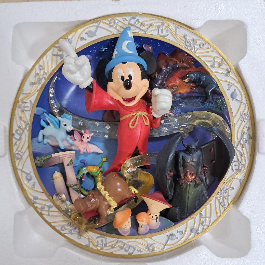 ディズニー　ソーサラーミッキー　3Dプレート 5000個限定　インテリア