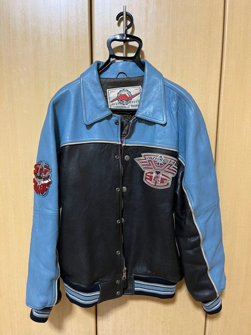 AVIREX VARSITY Mサイズ レザージャケット