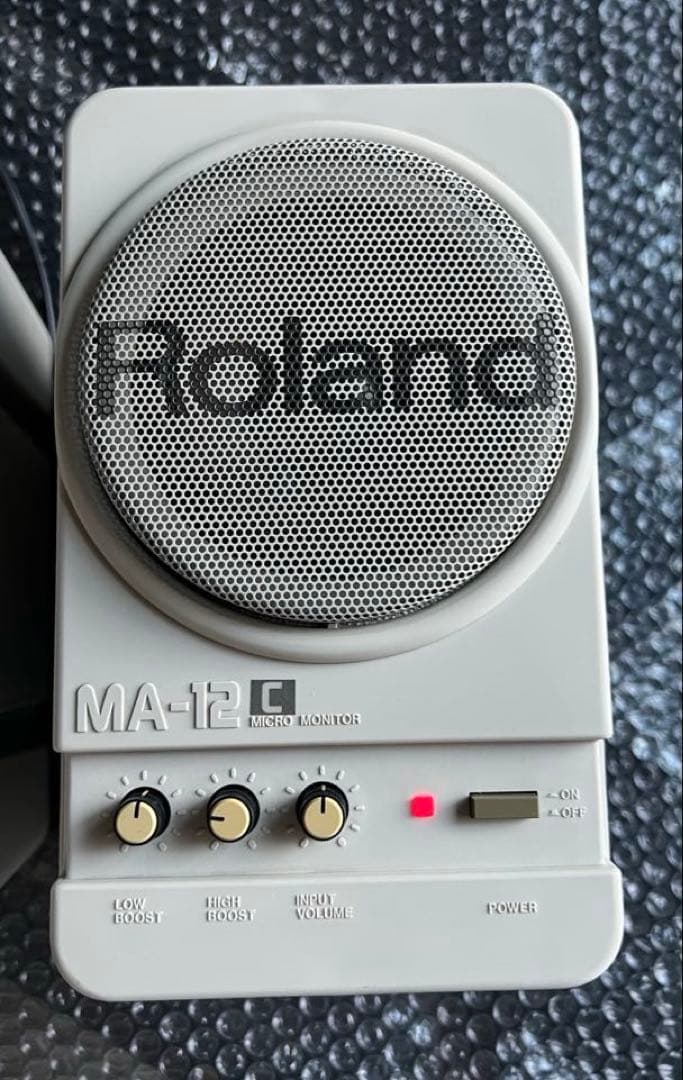 【動作品】Roland ローランド MA-12C アンプ モニタースピーカー