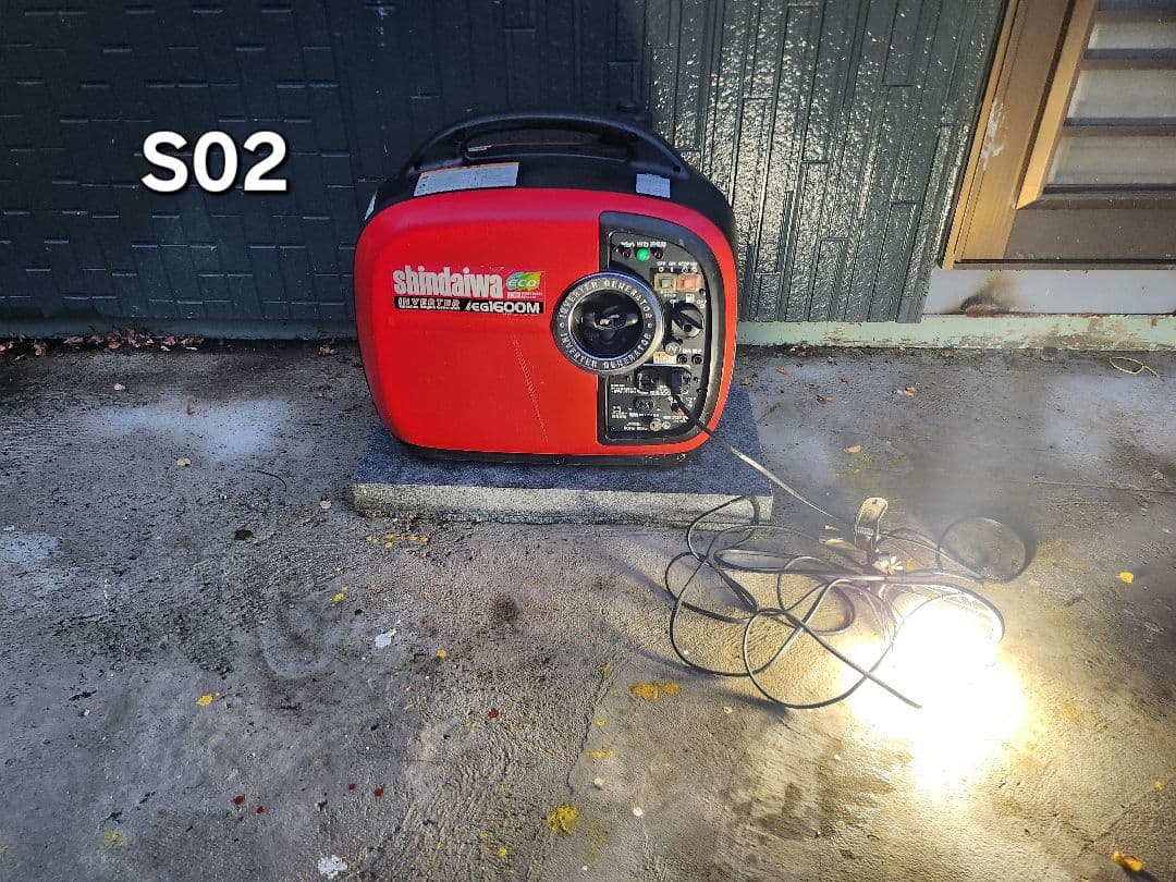 動作確認済新ダイワ インバーター発電機 IEG1600M (S02)