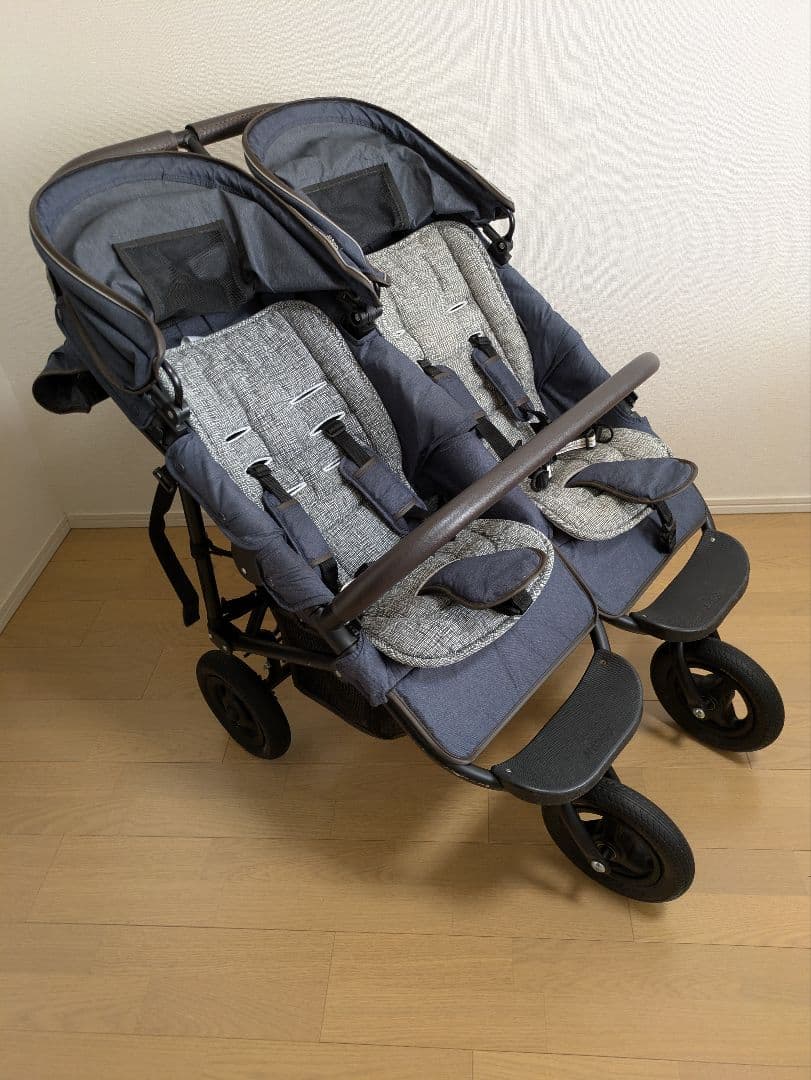 【最終価格】☆エアバギーココダブル　テクスチャーデニム