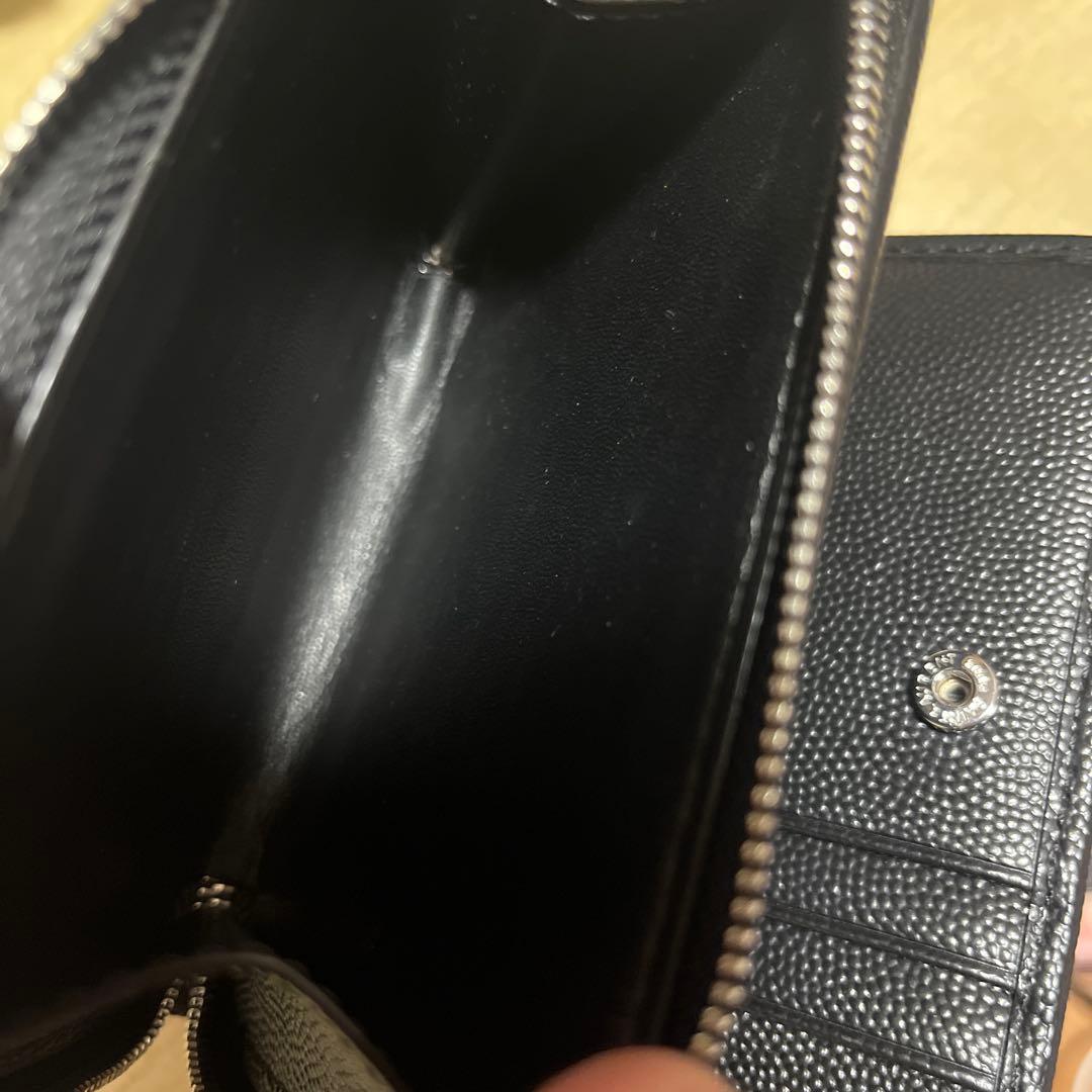サンローラン二つ折り財布　ブラック新品同様◼️ Saint Laurent