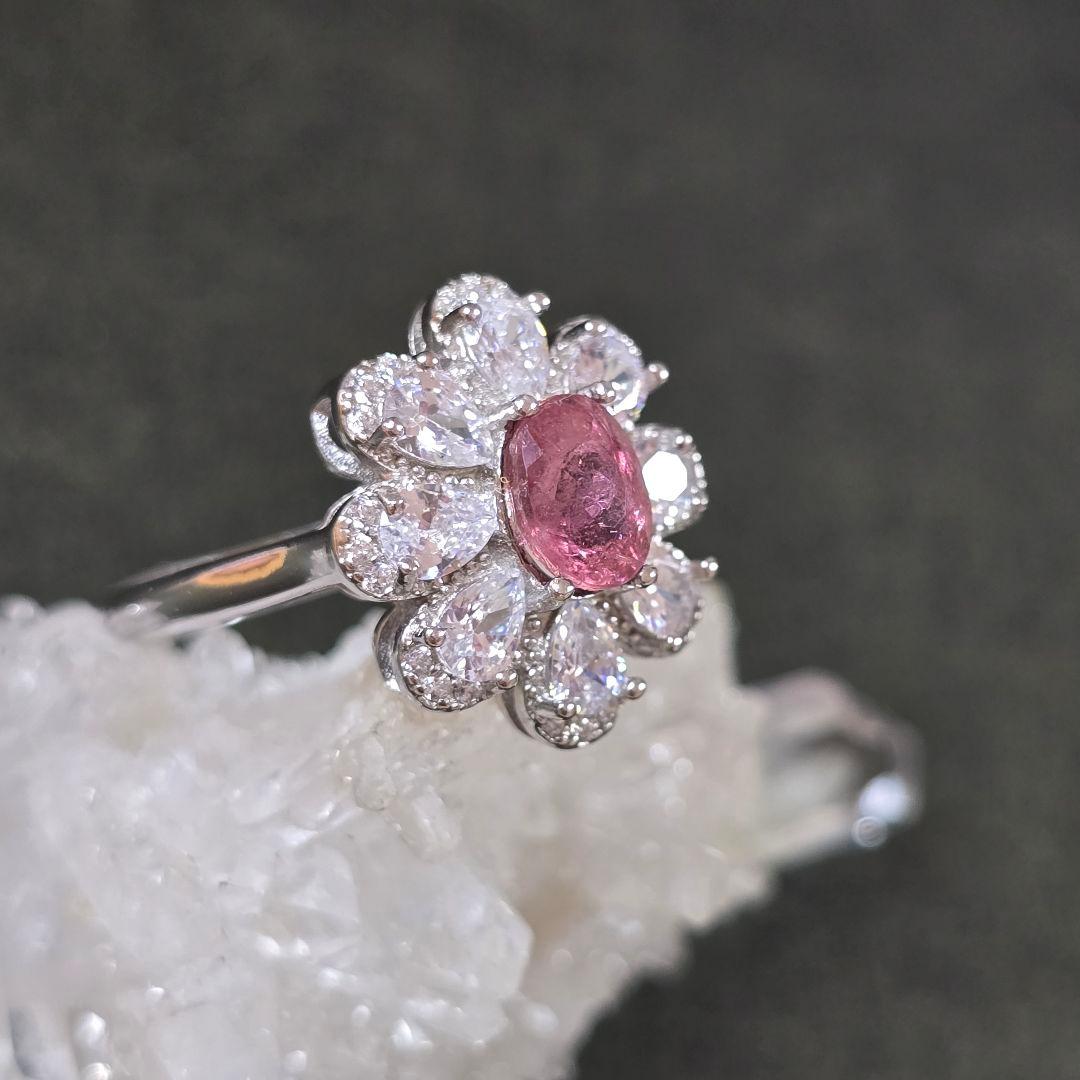 ピンクトルマリン　リング　ピンクトルマリン　指輪