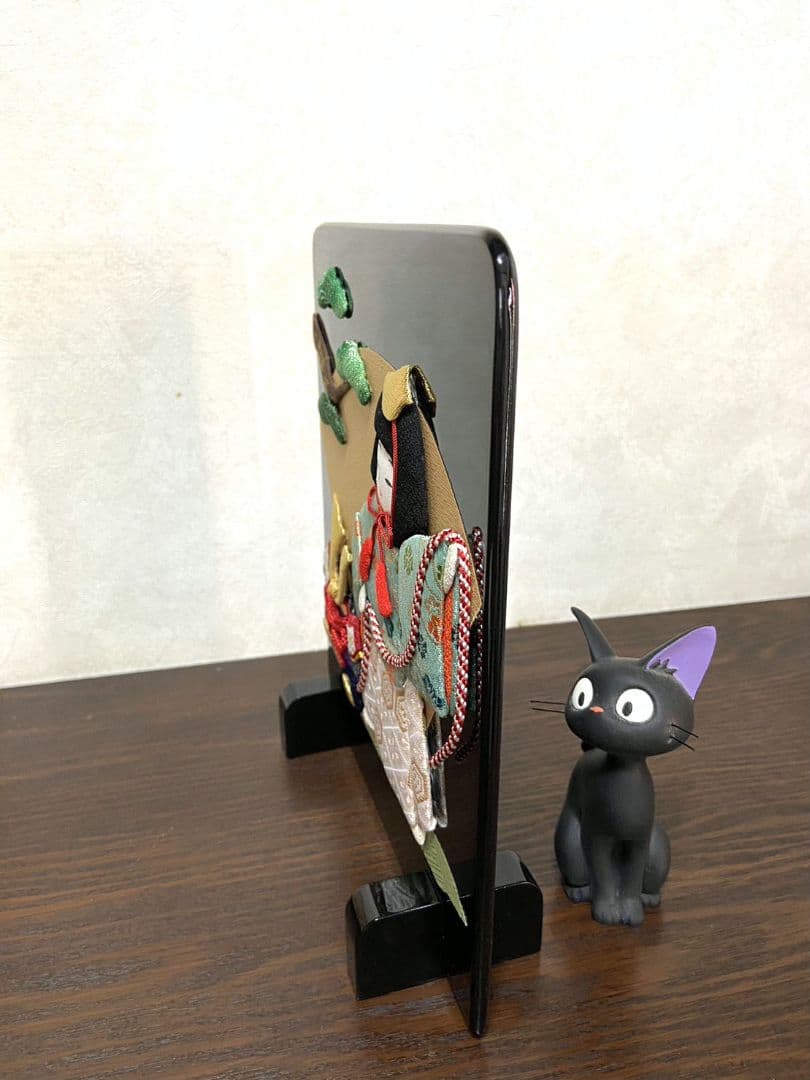 さくらほりきり　衝立押絵　お節句
