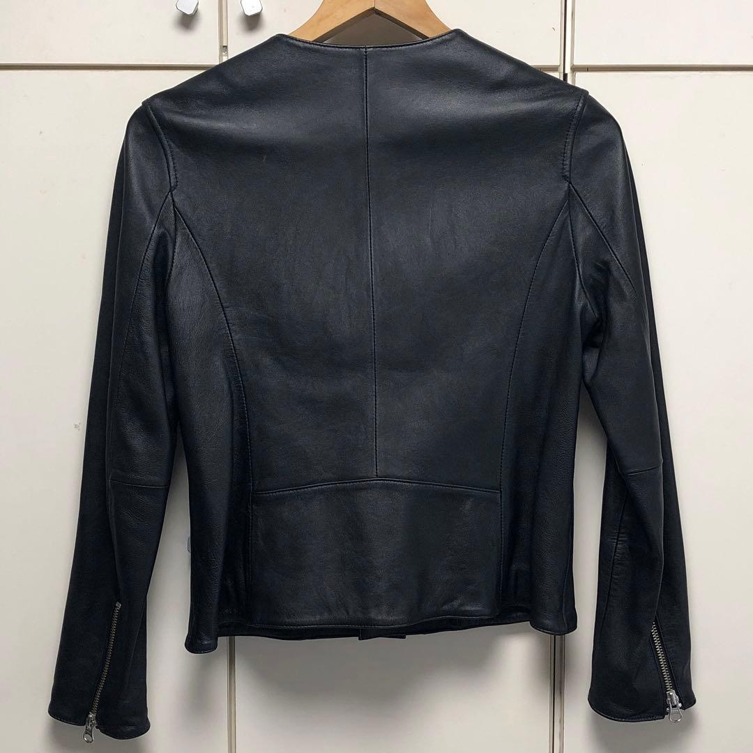 こにゃら 様用【NOLLEY'S 】ラムレザー　ライダースジャケット　黒