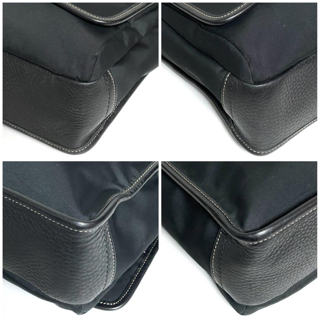 ✨極美品✨COACH コーチ メッセンジャーバッグ 斜め掛け ナイロン×レザー