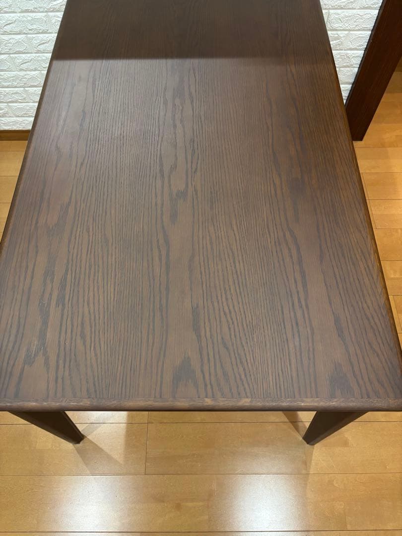 東京　美品　朝日木材加工　ダイニングテーブル　BOSCO 135x8天然木