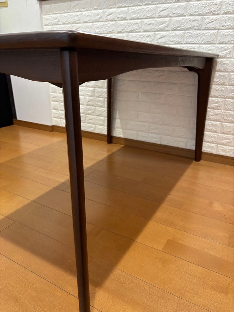 東京　美品　朝日木材加工　ダイニングテーブル　BOSCO 135x8天然木