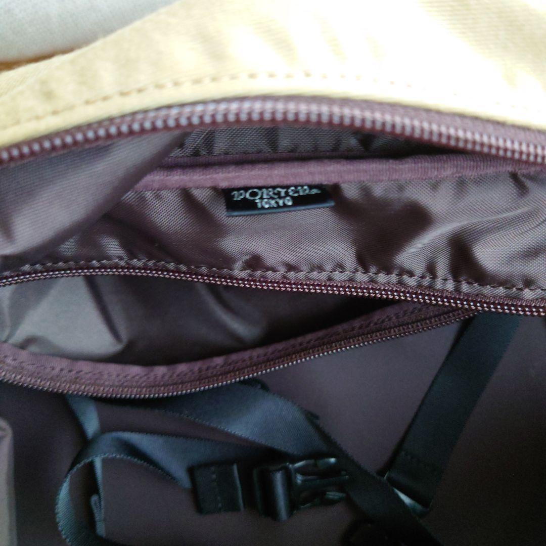 PORTER ベージュ キャンバス ボストンバッグ