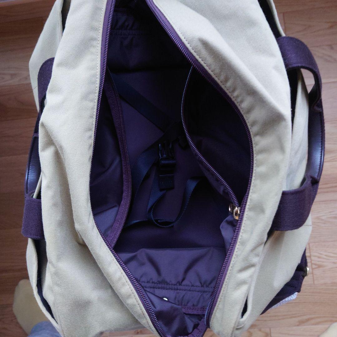 PORTER ベージュ キャンバス ボストンバッグ