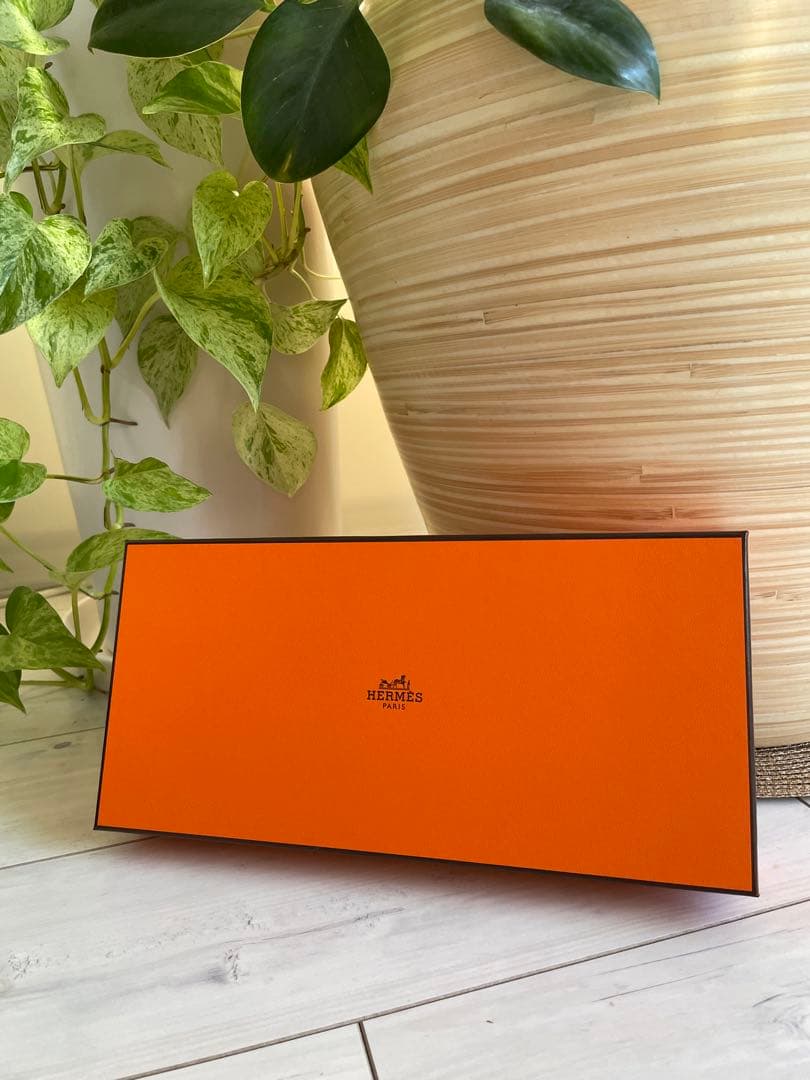 HERMES オレンジ タオル 2枚セット