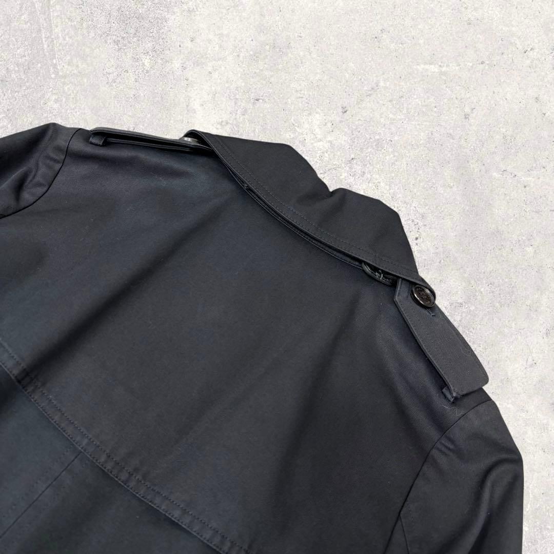 ハイク HYKE トレンチコート 黒 ライナー付 1 S相当 ロング