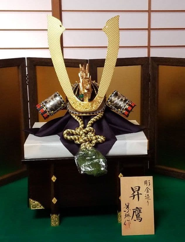 五月人形　景琳作　21号兜飾り