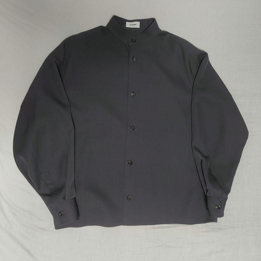 the reracs studious別注ギャバジンラグランシャツブルゾン